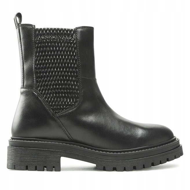 Geox D26Hrd Damskie Botki Czarne Ze Skórą 38 Ż8C