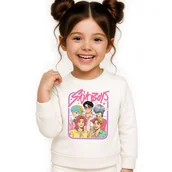 Bluzy dla dziewczynek - BLUZA DZIECIĘCA HUNTRIX SAJA BOYS 134-140 BAWEŁNIANA JAKOŚĆ - miniaturka - grafika 1