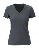 Koszulki i topy damskie - Koszulka damska T-shirt damski Stedman V-neck ST2700 Slate Grey XS - miniaturka - grafika 1