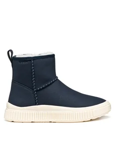 Geox Kozaki J Laquinny J56M3C 000AU C4021 D Granatowy - Buty dla dziewczynek - miniaturka - grafika 1