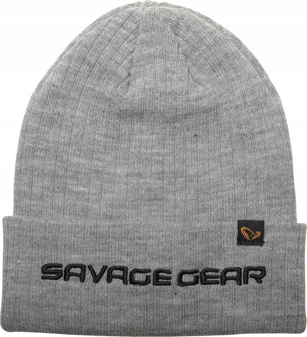 Savage Gear Czapka Sg Fold-Up Beanie One Size Light Grey Melange SVS73741