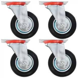 vidaXL vidaXL 8 kółek skrętnych, 100 mm - Meble modułowe i akcesoria - miniaturka - grafika 1