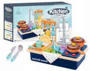 Zabawki AGD - Kuchnia Zlewozmywak Kuchenka Xxl Zestaw Dla Dzieci - miniaturka - grafika 1