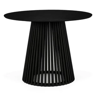 Stół okrągły 100cm YY5940 czarny - Stoły - miniaturka - grafika 1