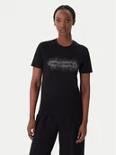 Koszulki i topy damskie - KARL LAGERFELD T-Shirt B1W17030 Czarny Regular Fit - miniaturka - grafika 1