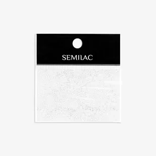 Semilac Folia Transferowa White Lace 14 AKSE0048 - Ozdoby do paznokci - miniaturka - grafika 1