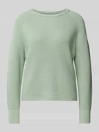 Swetry damskie - Sweter z dzianiny o kroju comfort fit z czystej bawełny - miniaturka - grafika 1