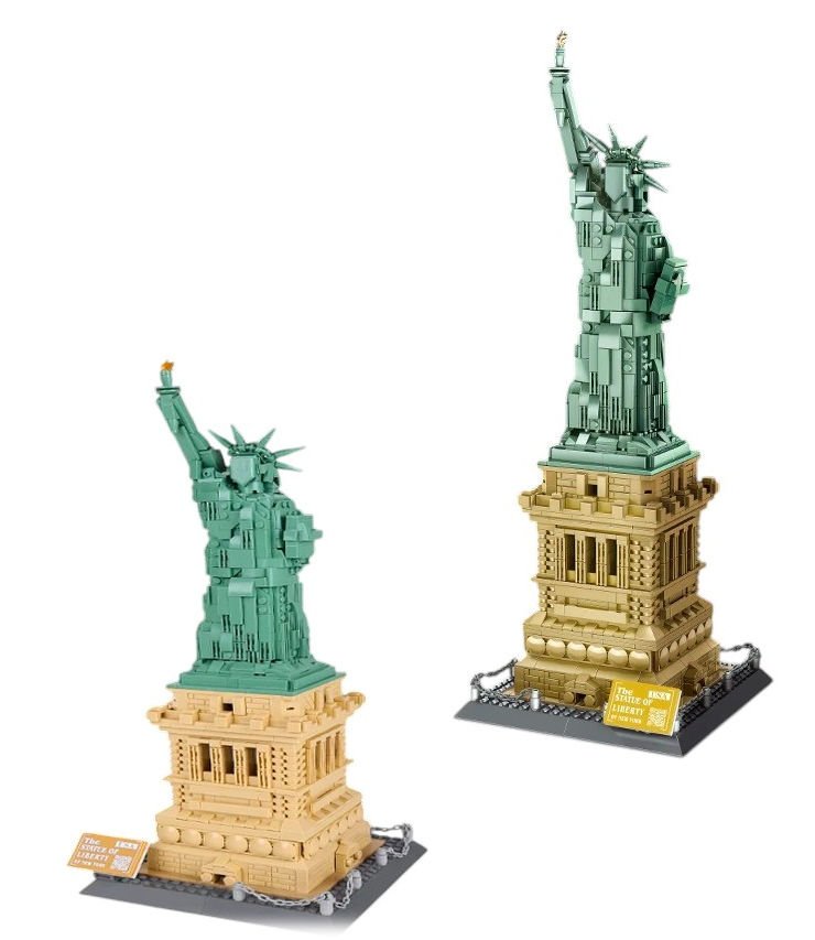 Coil Klocki konstrukcyjne kompatybilne Statua Wolności Nowy Jork 1577 el