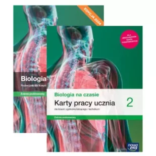 Pakiet Biologia na czasie 2. Podręcznik i Karty pracy ucznia dla liceum ogólnokształcącego i technikum. Zakres podstawowy. Edycja 2024 - Podręczniki do technikum - miniaturka - grafika 1