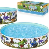 Baseny ogrodowe - Basen Ogrodowy Bestway 183x38 Cm 55022 Rozporowy - miniaturka - grafika 1