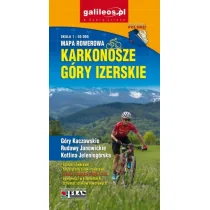 Plan Mapa rowerowa. Karkonosze, Góry Izerskie, 1:50 000 praca zbiorowa - Atlasy i mapy - miniaturka - grafika 1