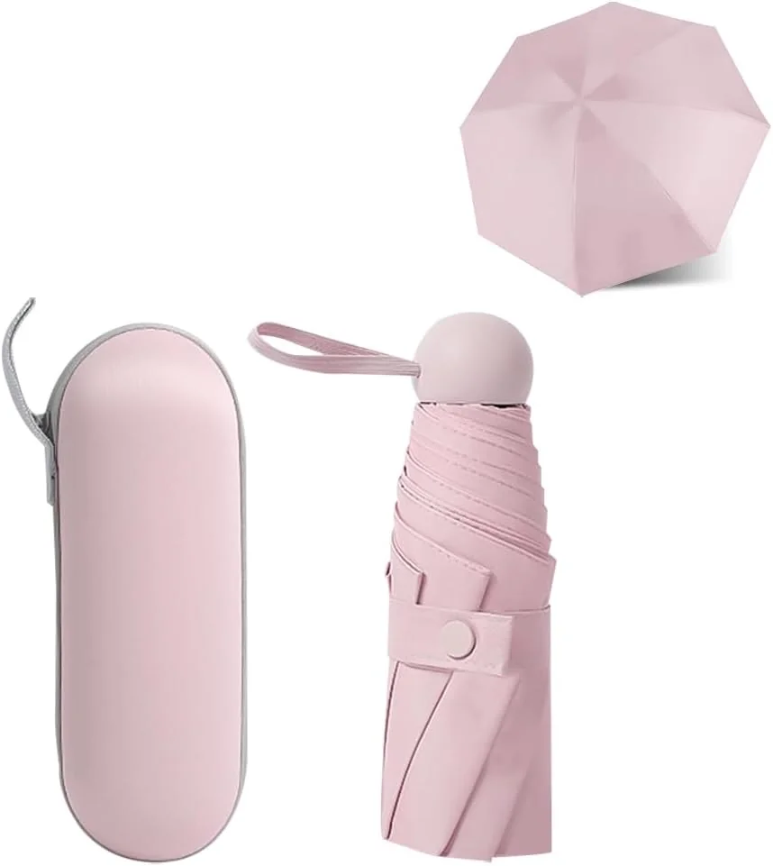 PARASOL KIESZONKOWY SKŁADANY 6 ŻEBER OCHRONA UV MINI ULTRA LEKKI MOCNY