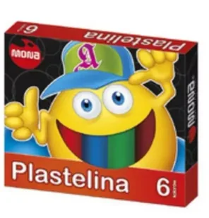 Plastelina 6 kolorów MONA - Masy plastyczne - miniaturka - grafika 1