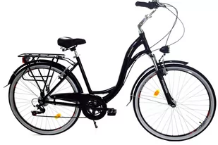 Dallas Bike City Alu 7Spd 28 cali Czarny - Rowery - miniaturka - grafika 2