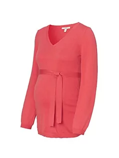 Swetry damskie - Esprit Maternity Sweter damski z długim rękawem sweter, Koral - 645, 38 PL - grafika 1