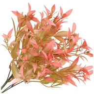 Sztuczne kwiaty - Gałązka Ozdobna Listki Czerwień - miniaturka - grafika 1