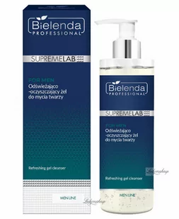 Bielenda Professional - SUPREMELAB - FOR MEN - Refreshing Gel Cleanser - Odświeżająco-oczyszczający żel do mycia twarzy - 200 ml - Kosmetyki do pielęgnacji twarzy męskie - miniaturka - grafika 1