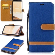 Etui i futerały do telefonów - Etui na telefon Samsung Galaxy S8+ PLus Jeans Cover Niebieskie etui ochronne na telefon komórkowy - miniaturka - grafika 1