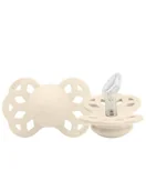 Smoczki uspokajające - Baby in World Smoczek uspokajający ortodontyczny anatomiczny Bibs Infinity Ivory S 0-6 - miniaturka - grafika 1