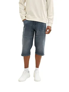 TOM TAILOR Męskie 1036295 bermudy dżinsowe szorty, 10163-Dark Stone Blue Grey Denim, 38, 10163 – Dark Stone Blue Grey Denim, 38 - Spodenki damskie - miniaturka - grafika 1