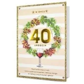 Kartki okolicznościowe i zaproszenia - PAN DRAGON Karnet B6 Urodziny 40 HM200-2295 - miniaturka - grafika 1