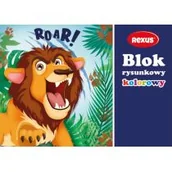 Szkolne artykuły papiernicze - Beniamin Blok rysunkowy A3 z kolorowymi kartkami 16 kartek - miniaturka - grafika 1