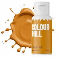 Dodatki do ciast w proszku - Barwnik olejowy do mas tłustych kremu czekolady karmel colour mill 20ml - miniaturka - grafika 1