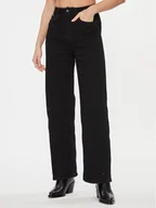 Spodnie damskie - Pepe Jeans Jeansy Sparkle PL204604 Czarny Relaxed Fit - miniaturka - grafika 1