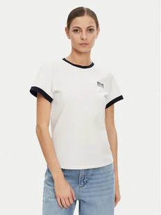 GOLDEN GOOSE T-Shirt GWP01846.P001489.11782 Biały Regular Fit - Koszulki i topy damskie - miniaturka - grafika 1