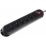 Listwy zasilające - Listwa zasilająca HAMA Comfort 6GN 3m Czarny P2223756 - miniaturka - grafika 1