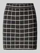 Spódnice - Spódnica mini wąska ze wzorem w kratę model ‘KIA’ - miniaturka - grafika 1