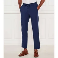 Spodnie męskie - BOSS ORANGE Lniane spodnie Sanderson-L Regular Fit - miniaturka - grafika 1