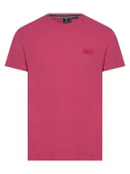 Koszulki męskie - Superdry - T-shirt męski, wyrazisty róż - miniaturka - grafika 1