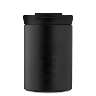 24BOTTLES TRAVEL TUMBLER kubek termiczny 350 ml, Stone Tuexdo Black - Kubki termiczne - miniaturka - grafika 1