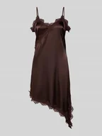 Sukienki - Sukienka mini z obszyciem koronką model ‘SOFIE’ - miniaturka - grafika 1