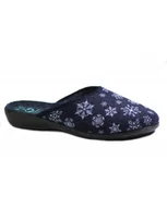 Kapcie damskie - PAPCIE ADANEX - 29107 GRANAT ŚNIEŻYNKI - Adanex - miniaturka - grafika 1