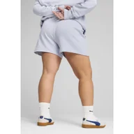 Spodnie sportowe damskie - Damskie szorty z małym logo No. 1 ESS 4'' PUMA Cool Weather Blue - miniaturka - grafika 1