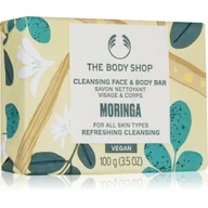 Mydła - THE BODY SHOP MORINGA OCZYSZCZAJĄCE MYDŁO DO TWARZY I CIAŁA 100G - miniaturka - grafika 1