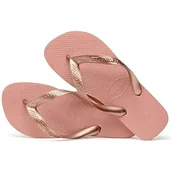 Klapki i japonki damskie - Havaianas Damskie japonki Top Tiras, różowy - Balet Rose - 35/36 EU - miniaturka - grafika 1
