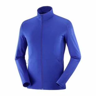 Bluza Salomon Essential Lightwarm Surf the Web - Bluzy sportowe męskie - miniaturka - grafika 1