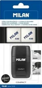 Temperówki - Teka Temperówko - gumka Compact Shadow + 2 gumki MILAN - miniaturka - grafika 1