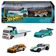 Samochody i pojazdy dla dzieci - Hot Wheels Premium 4-Pack Zestaw pojazdów Fleet Street HRT53 - miniaturka - grafika 1
