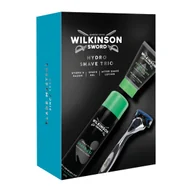 Maszynki do golenia i wkłady - Wilkinson Sword Zestaw: maszynka do golenia Hydro 5 + żel do golenia Sensitive + balsam po goleniu Sensitive - miniaturka - grafika 1