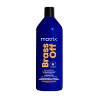 Odżywki do włosów - Matrix Brass Off, odżywka ochładzająca kolor, 1000ml - miniaturka - grafika 1