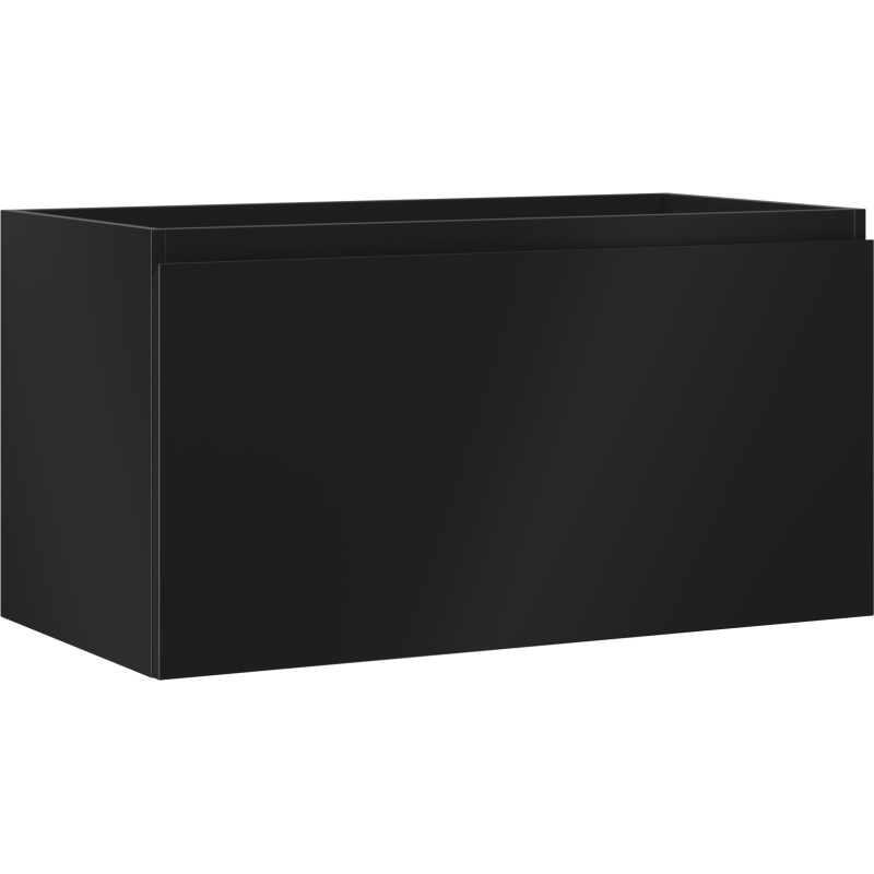 Mexen Orio szafka łazienkowa podumywalkowa 90 cm, 1 szuflada, czarna mat - 91A10-09047-1-BF71