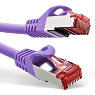 Patchcordy - InLine 1m Cat.6 kabel sieciowy 1000 Mbit RJ45 - fioletowy 76411P - miniaturka - grafika 1