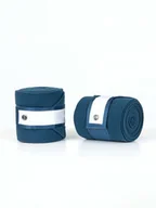 Akcesoria jeździeckie - PS of Sweden Bandaże 4 szt. RIBBON - dark petrol - miniaturka - grafika 1