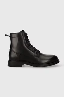 Botki męskie - Gant buty skórzane Millbro męskie kolor czarny 27641414.G00 - grafika 1