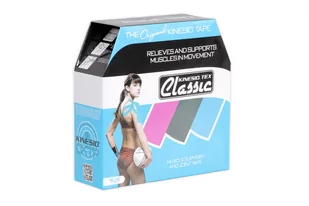 Kinesio, Taśma Classic 5cm x 31,5m, niebieski - Akcesoria do rehabilitacji - miniaturka - grafika 1