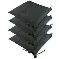 Poduszki ogrodowe - Zestaw 4 poduszek do siedzenia Sydney Anthracite - miniaturka - grafika 1